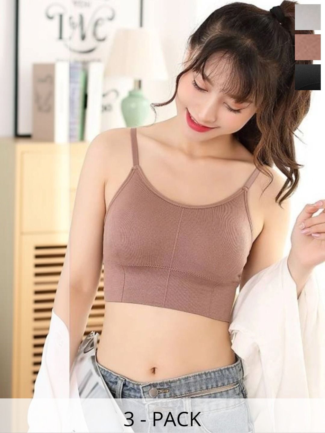 UNDER 1000 Bralette Bra Full Coverage Underwired Lightly Padded-picture-29