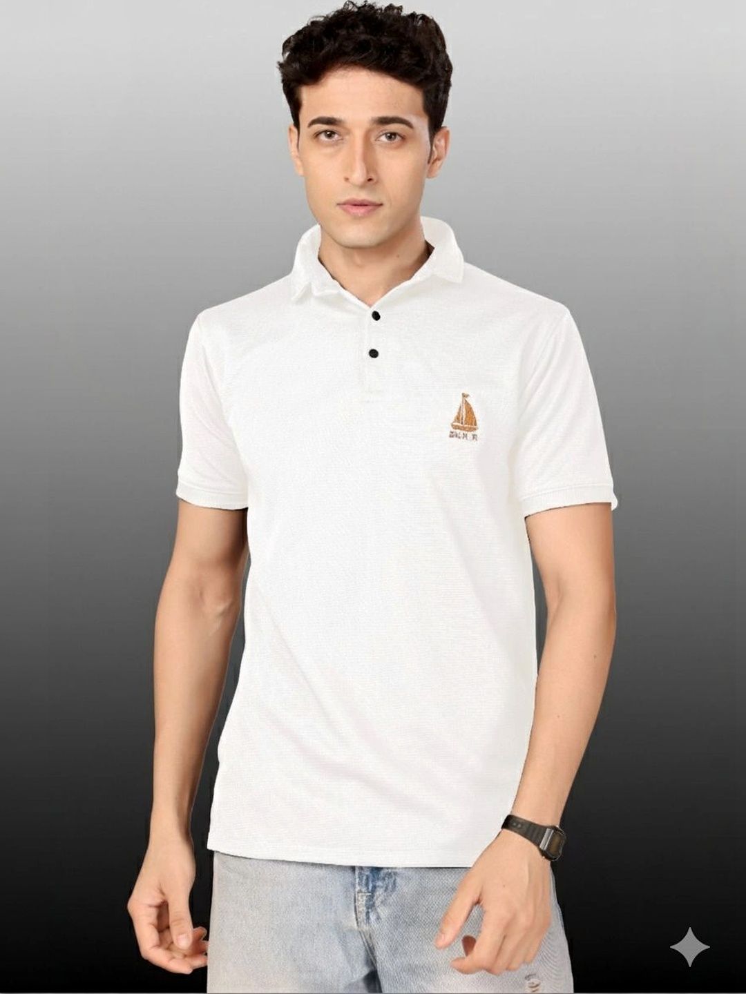 GLORI STAR Men Polo Collar T-shirt-picture-22