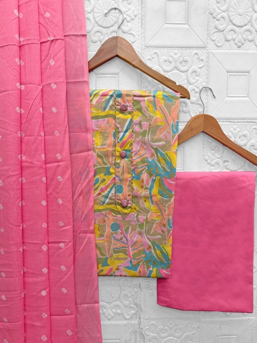 all about you Printed Pure Cotton Unstitched Dress Material-picture-3