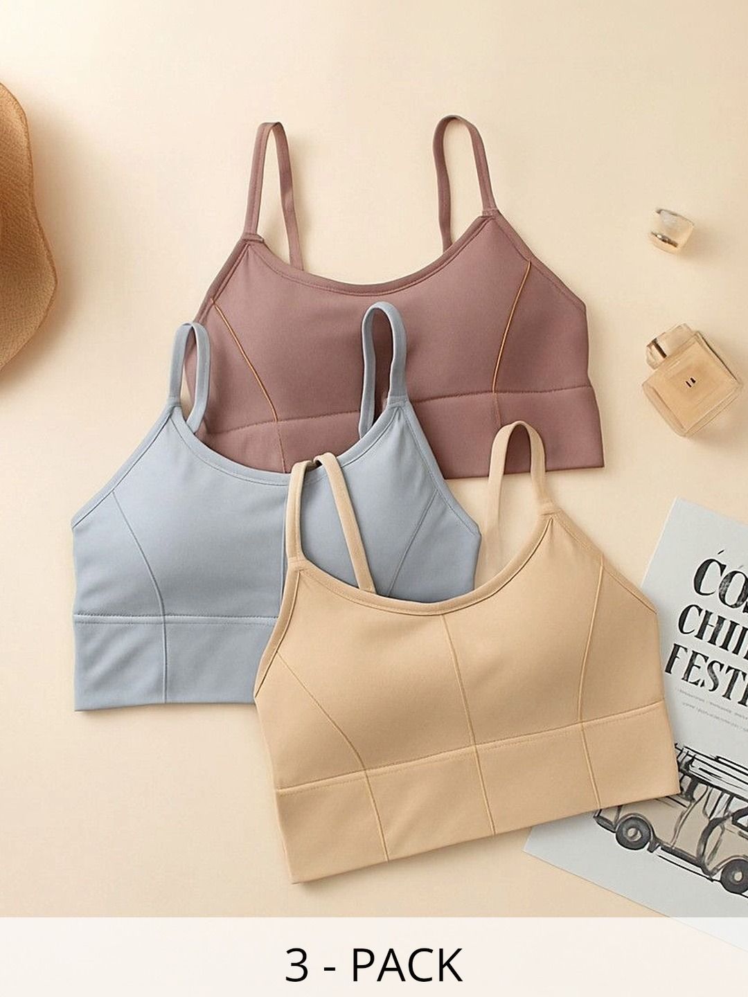 UNDER 1000 Bralette Bra Full Coverage Underwired Lightly Padded-picture-56