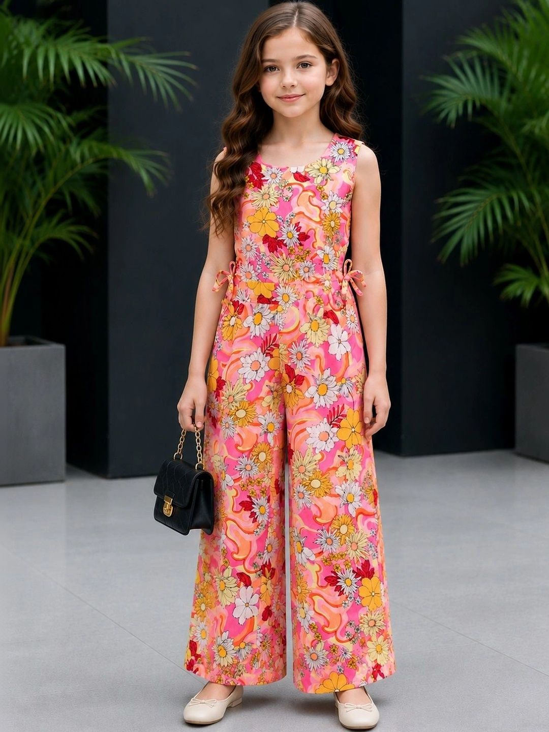 Lazy Shark Girls Printed Basic Jumpsuit-picture-13