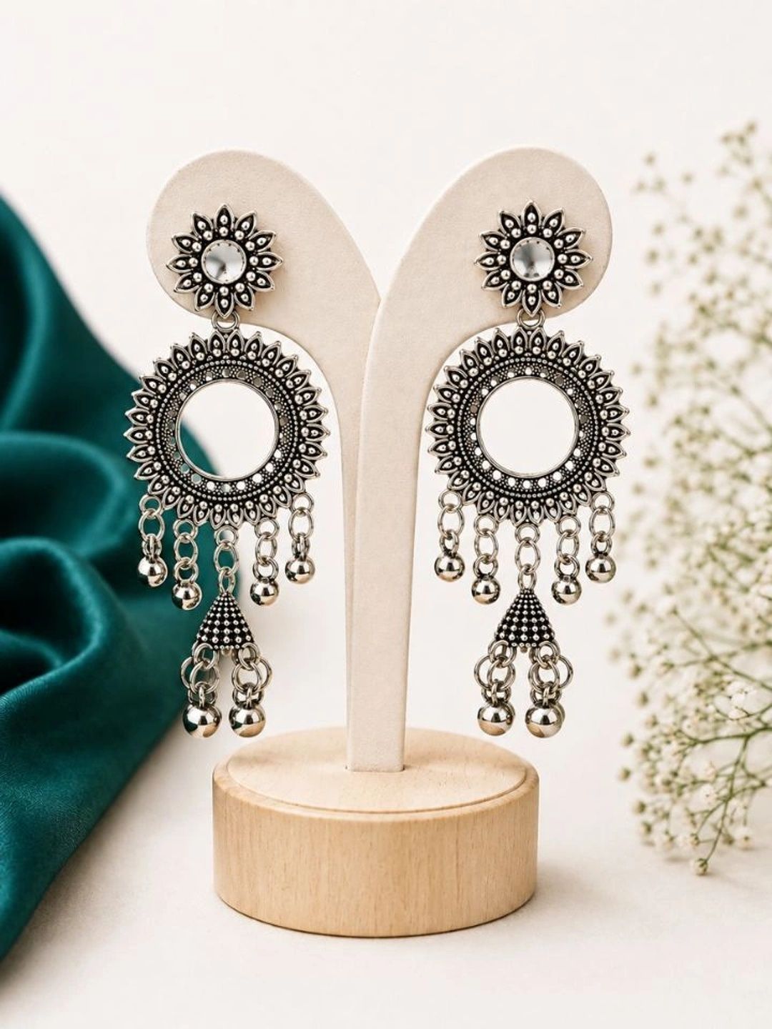 Esyko Circular Drop Earrings-picture-10