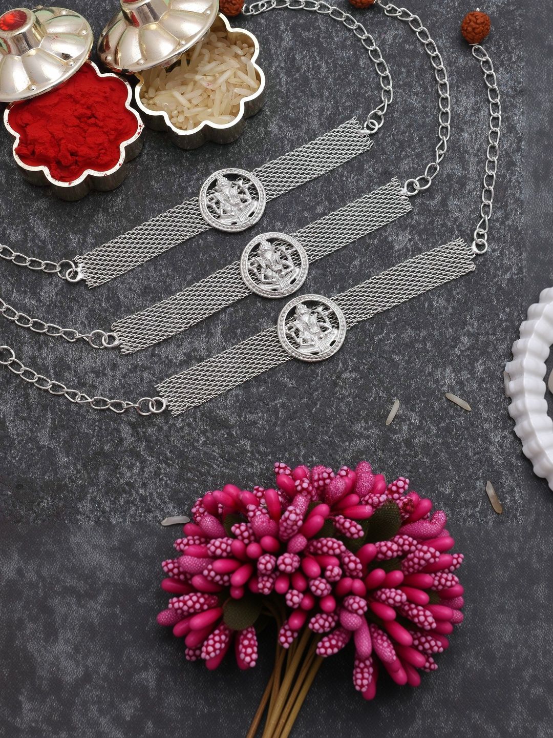 Tanusha Jewels Multistrand Rakhi-picture-34