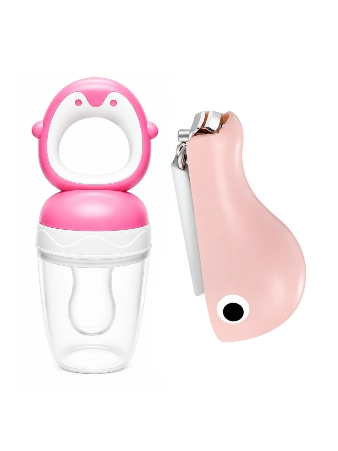Crescent Set of 2 Baby Fruit Food Feeder Nibbler, Nail Cutter Combo-picture-14