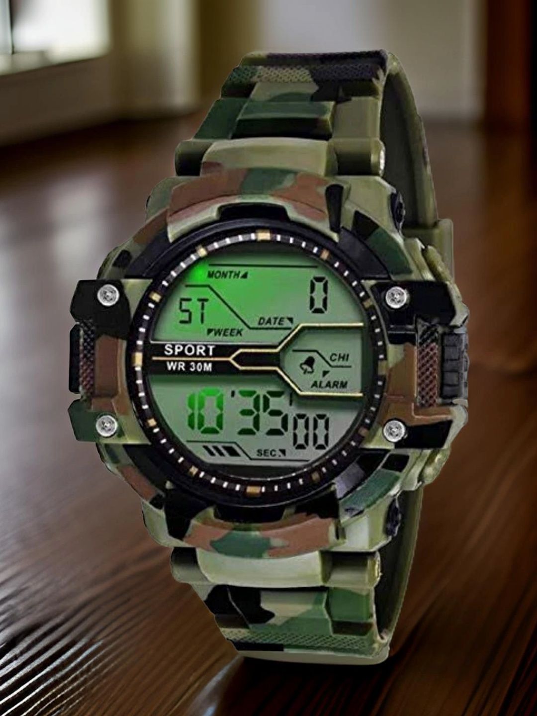 TREX Boys Brass Dial & Straps Digital Watch CH0012-picture-13