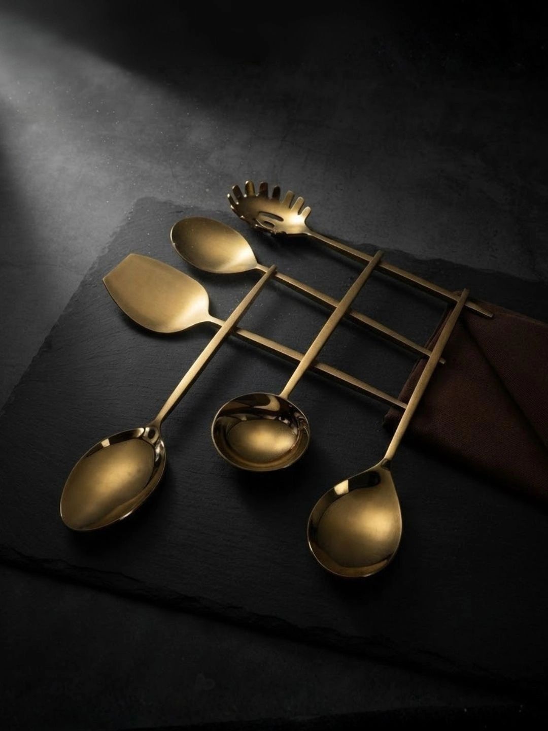 THE HOME CO. Gold-Toned Stainless Steel Cutlery Set of-picture-33