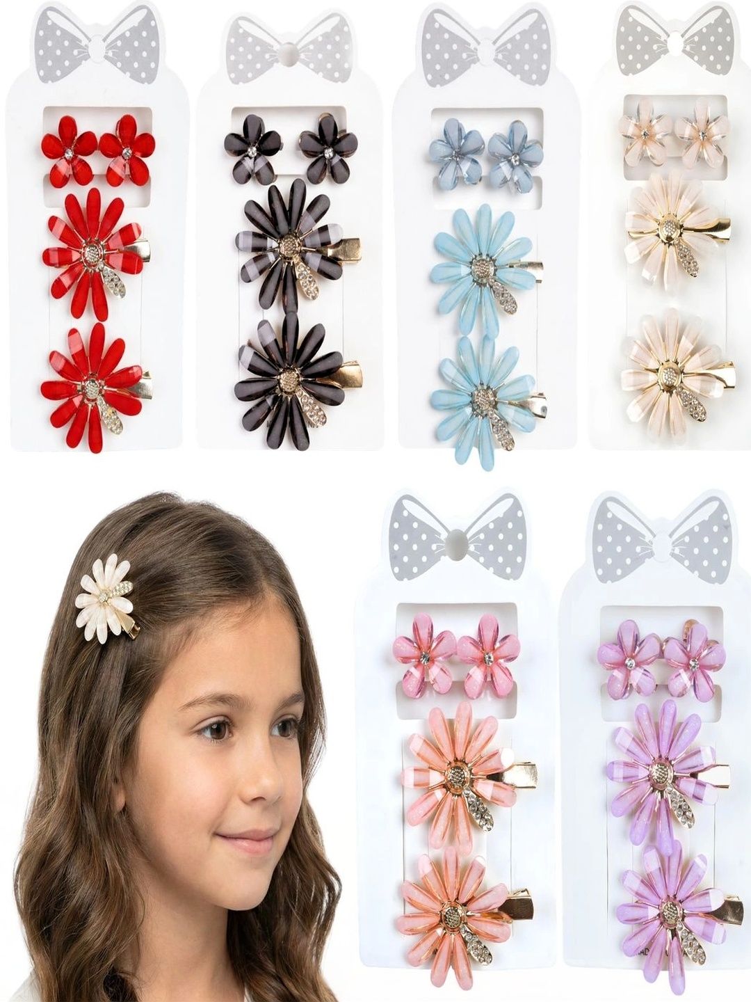 ANNA CREATIONS Girls Embellished Hair Accessory Set of-picture-11