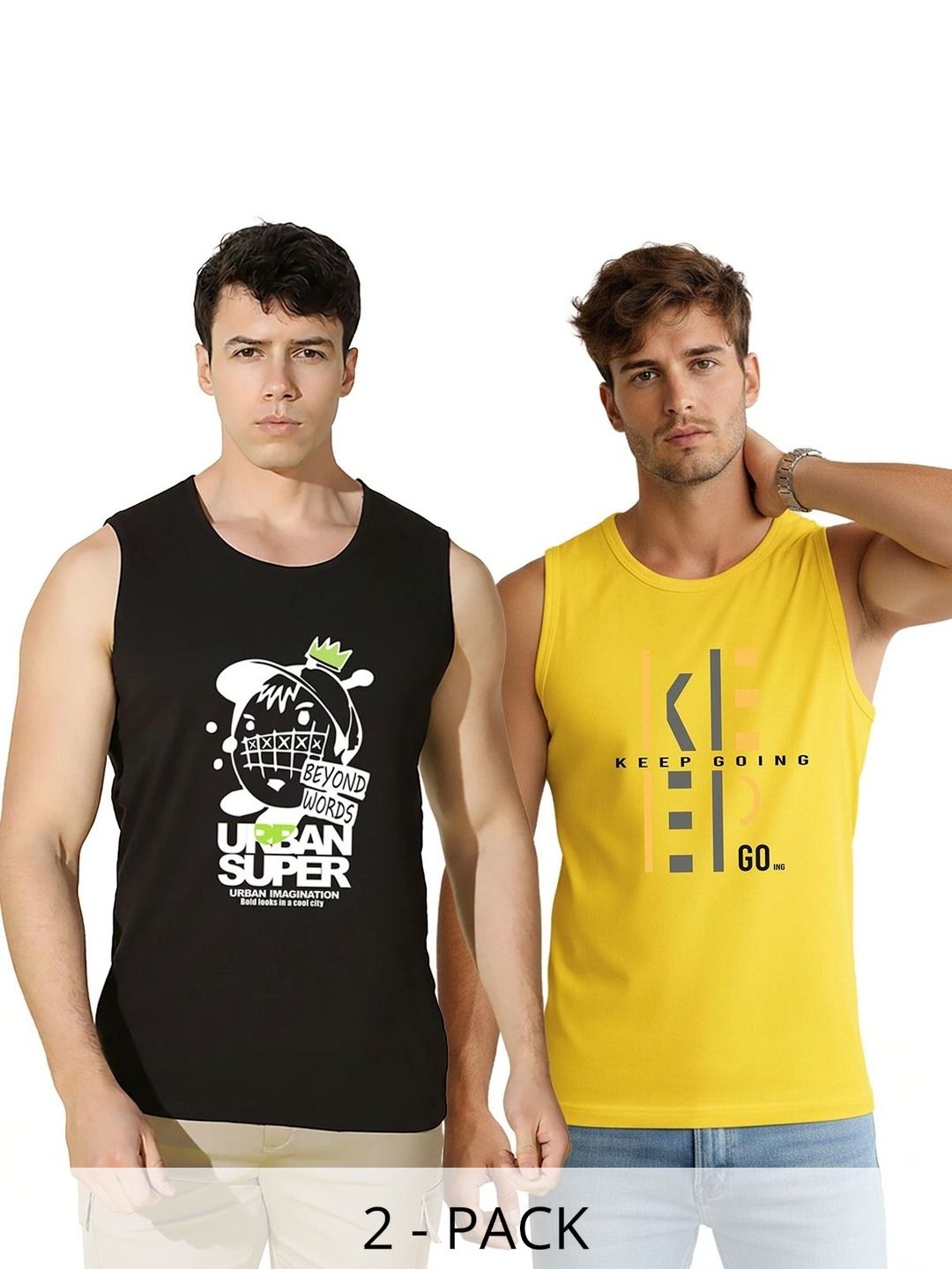 SLOWLORIS Men 2 Printed T-shirt-picture-4