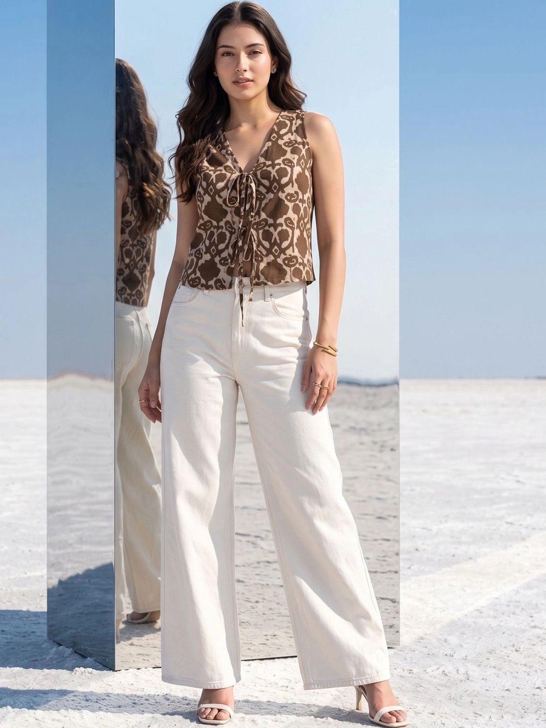 Mamicha Print Top-picture-41