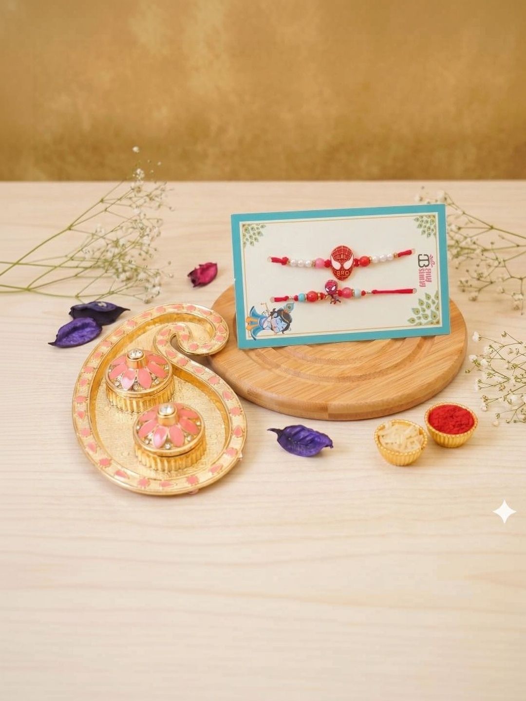 Tiny Shiny Thread Rakhi-picture-25