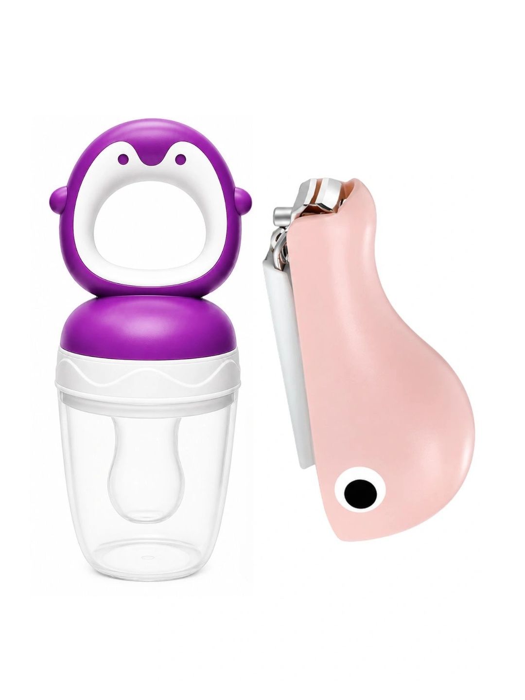 Crescent Set of 2 Baby Fruit Food Feeder Nibbler, Nail Cutter Combo-picture-12