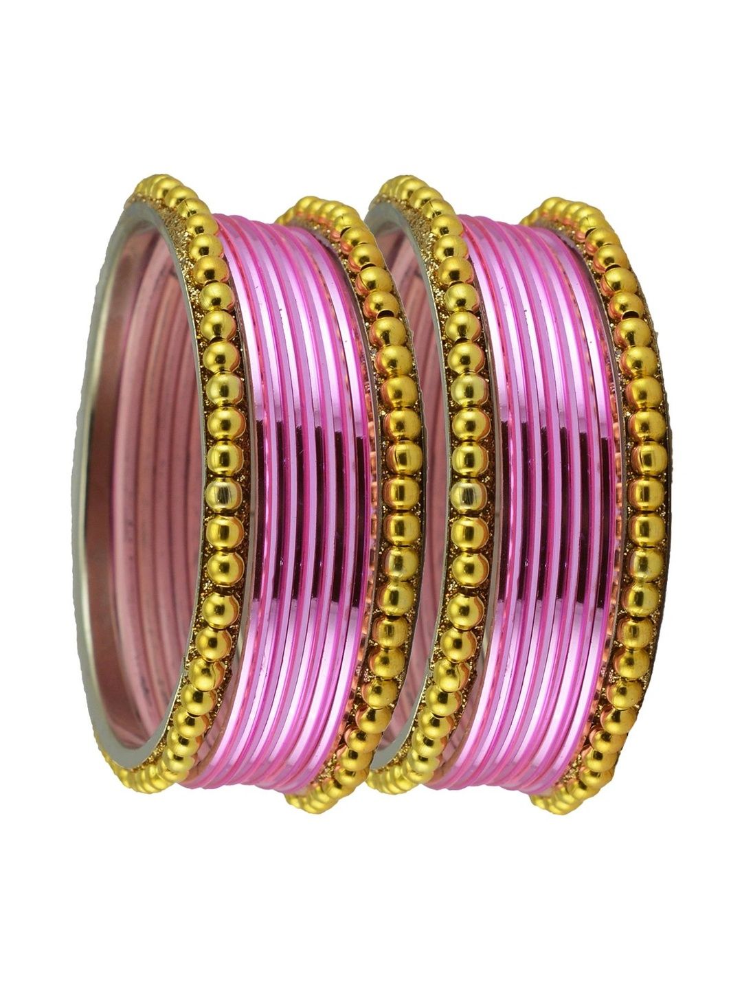 MAYA FASHION Stone Studded & Beaded Bangle-picture-56