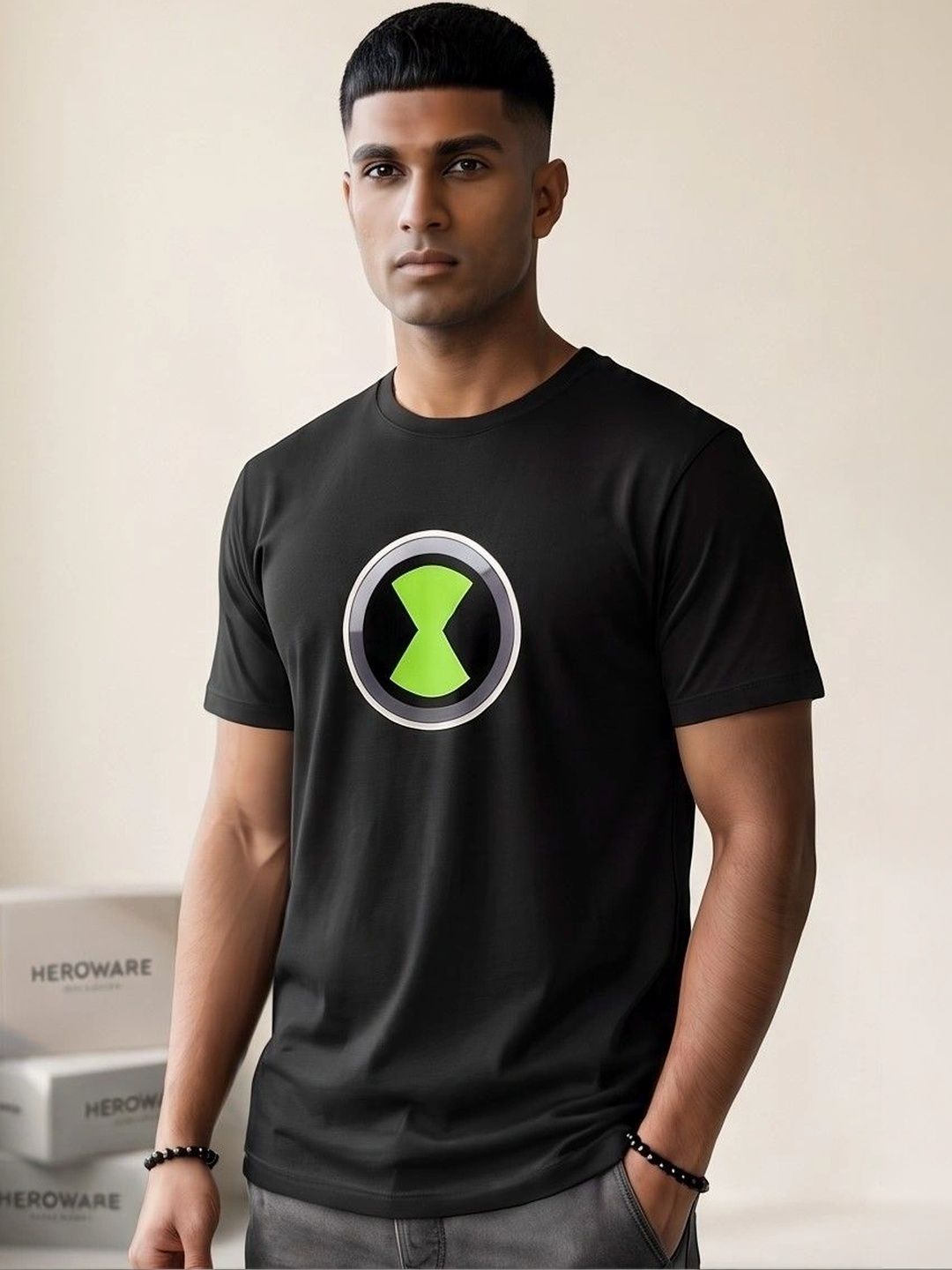 Mihit Men Ben 10 Printed T-shirt-image-14