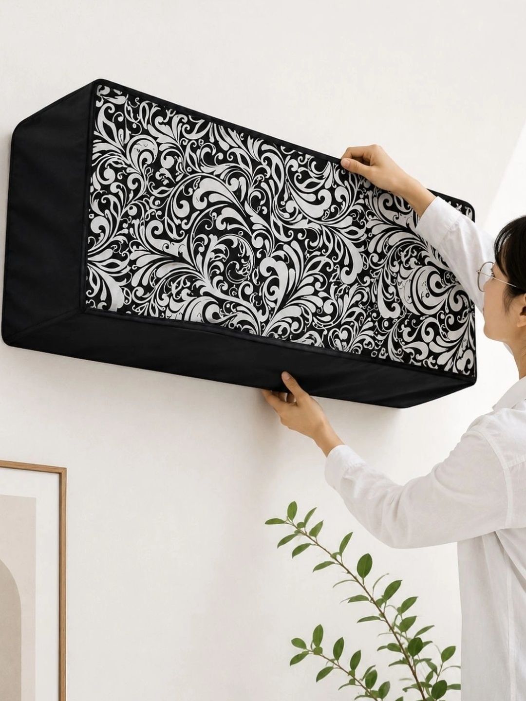 MW PRINTS Multicoloured Air Conditioner Appliance cover-picture-12