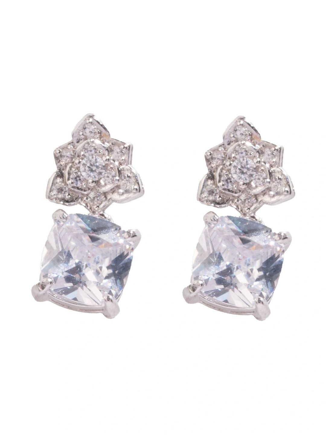 Sanache by Gopal & sons Square Drop Earrings-image-21