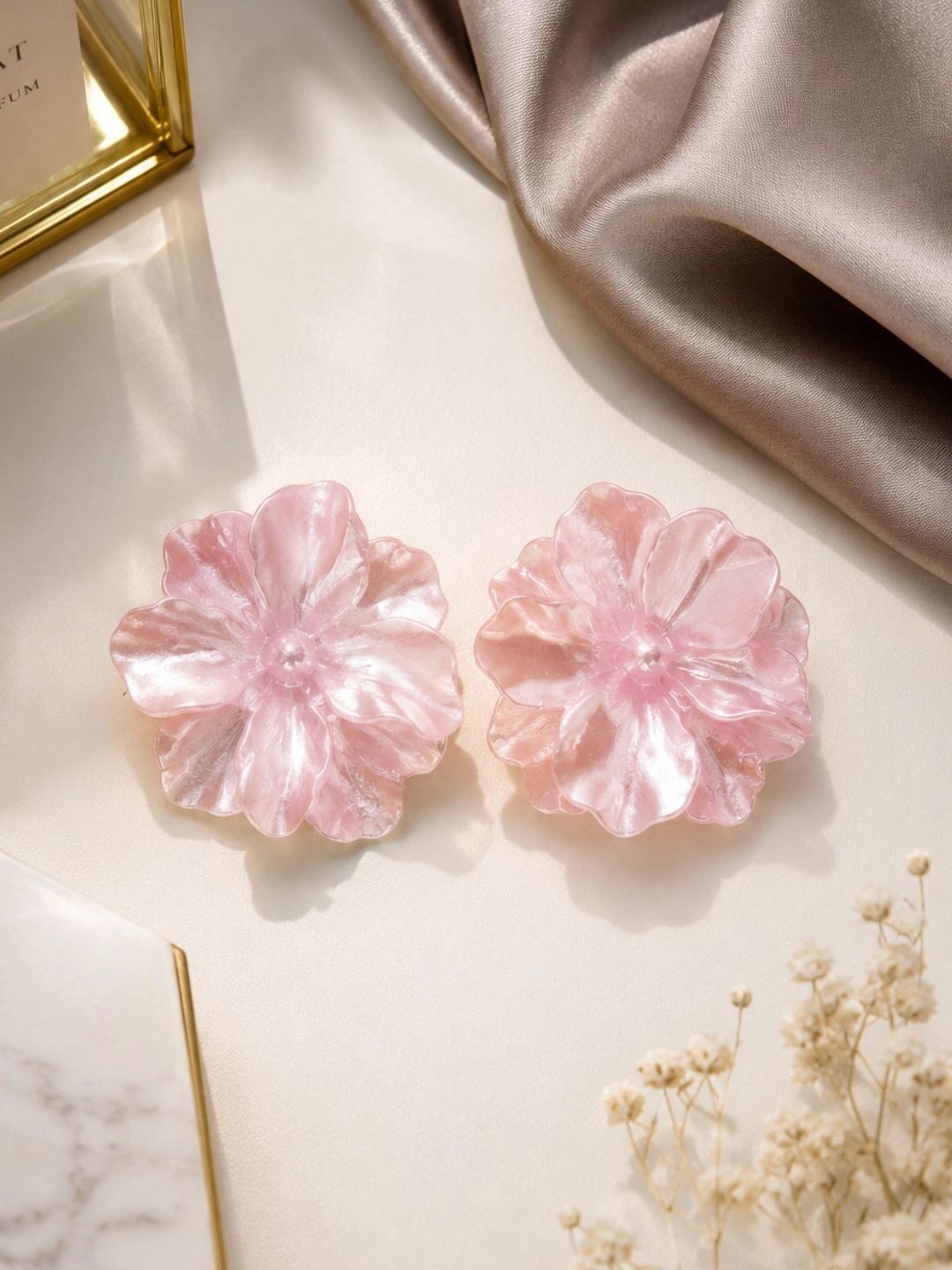 DressBerry Floral Studs Earrings-picture-16
