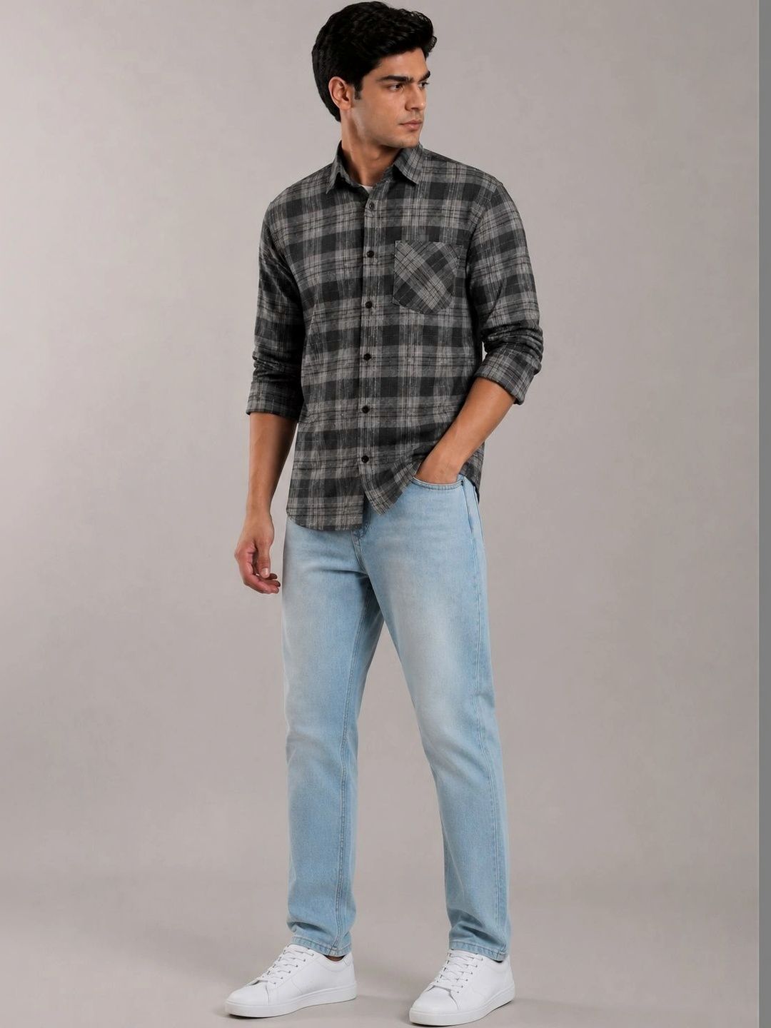 Moda Rapido Men Comfort Checked Casual Shirt-picture-20