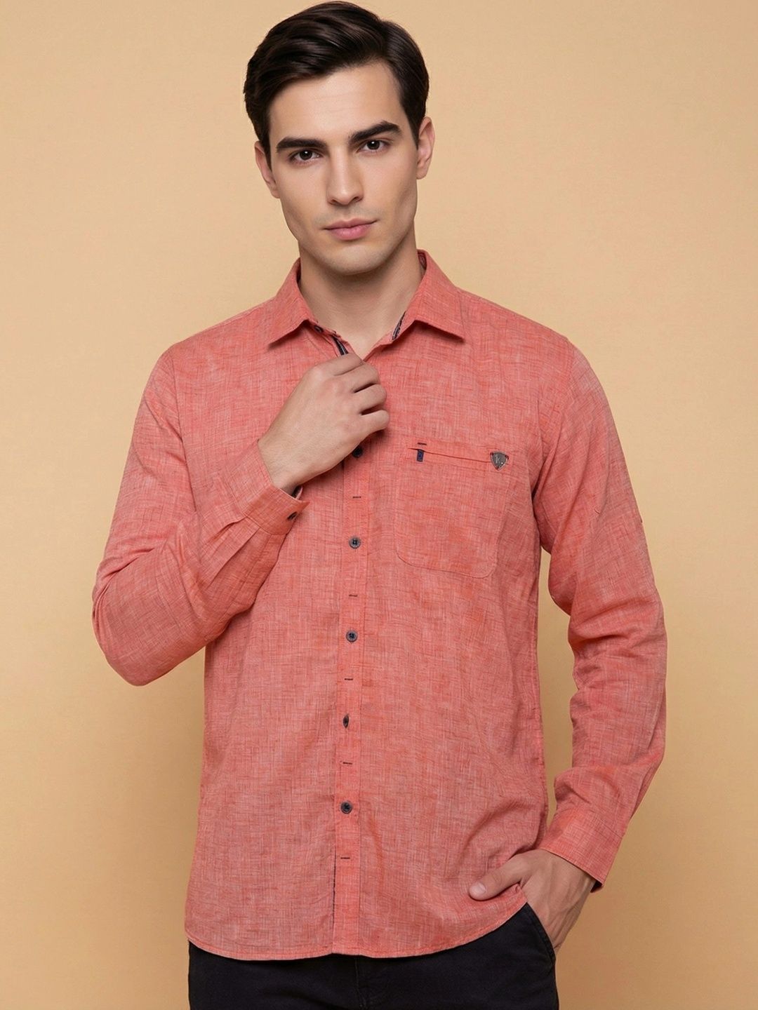 Kuons Men Classic Tailored Fit Casual Shirt-image-32