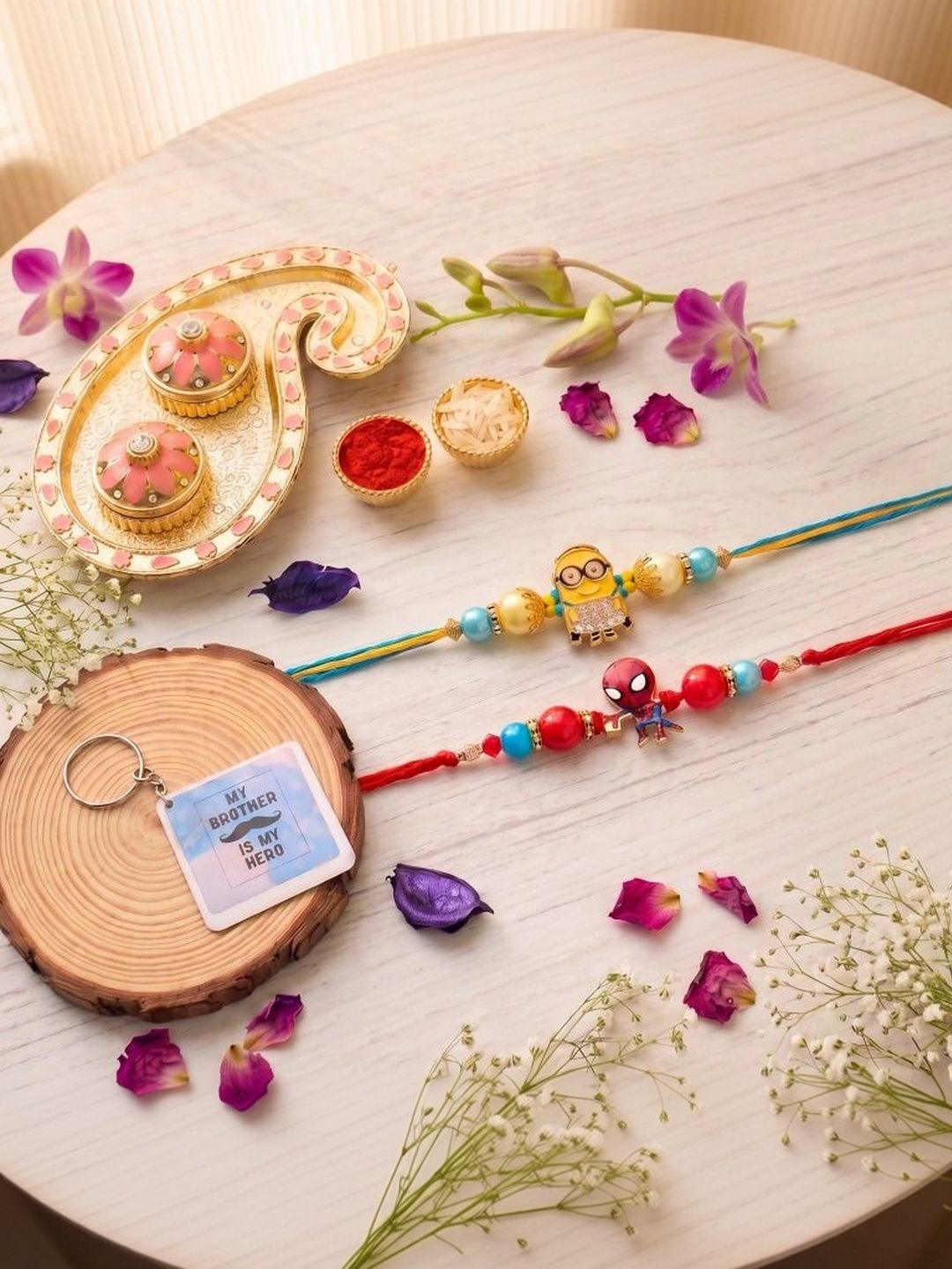 Tiny Shiny Thread Rakhi-picture-43