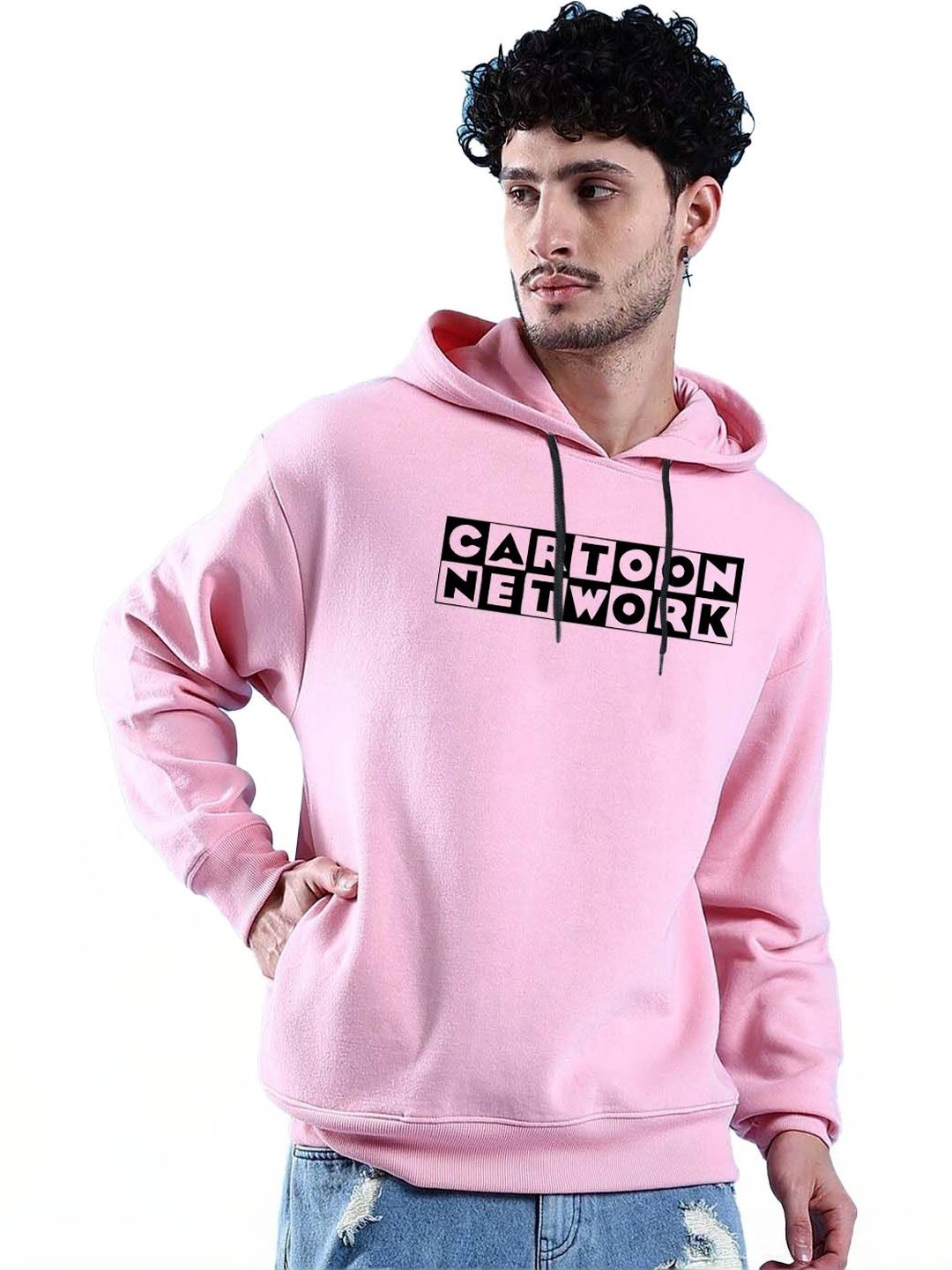 Moda Rapido X Organic Chics Men Printed Hooded Sweatshirt-picture-18