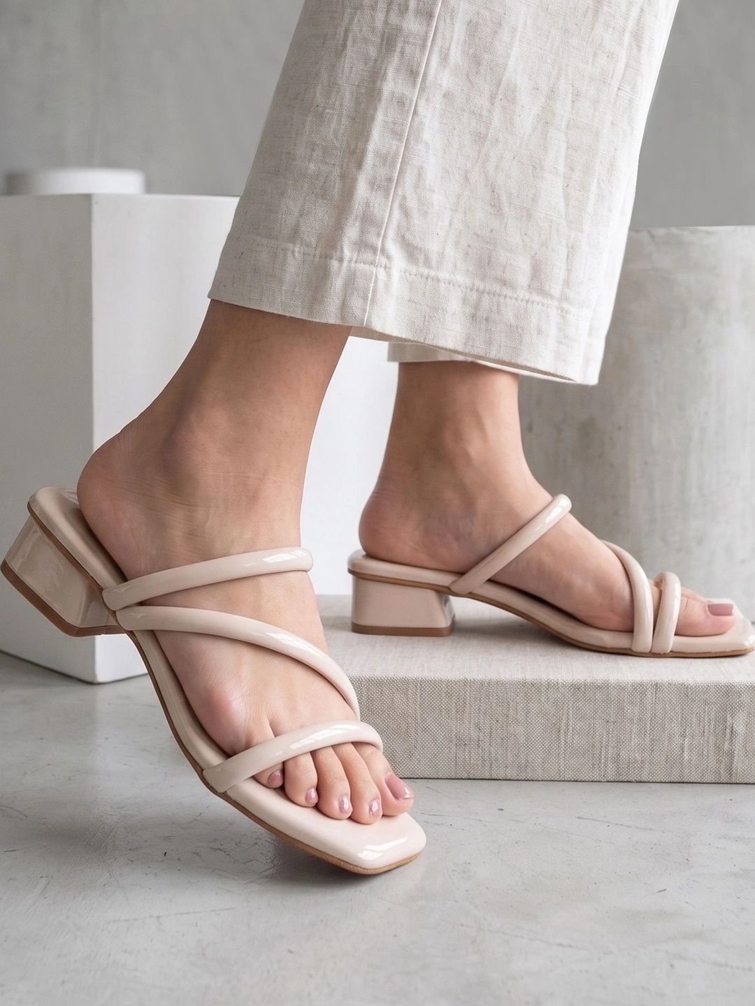 Shoeshion Ethnic Block Sandals-picture-49