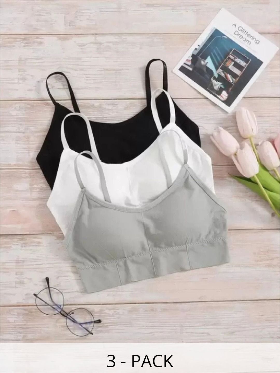 UNDER 1000 Bralette Bra Full Coverage Underwired Lightly Padded-picture-32