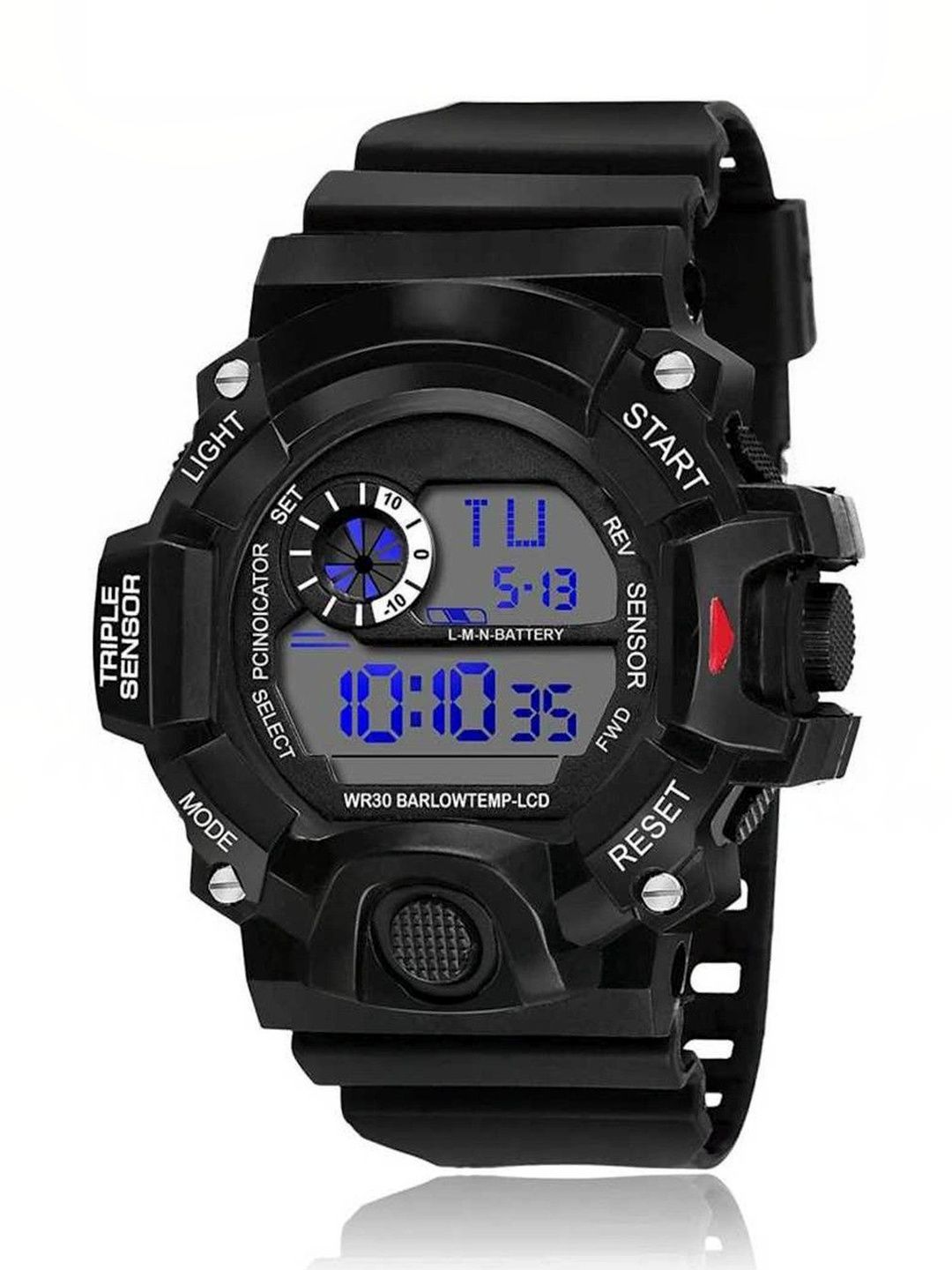 TREX Boys Brass Dial & Straps Digital Watch S-SHOCK_FULL-BLACK_ 1-picture-53