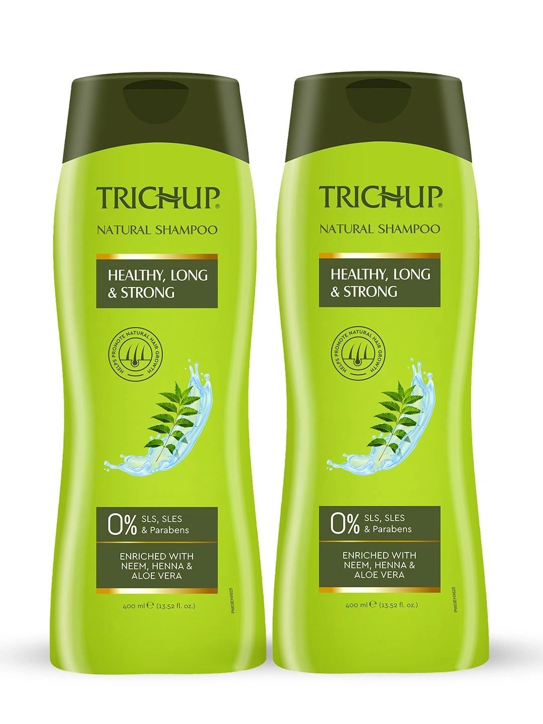TRICHUP Set Of 2 Healthy Long & Strong Natural Shampoo - 400 ml Each-picture-16
