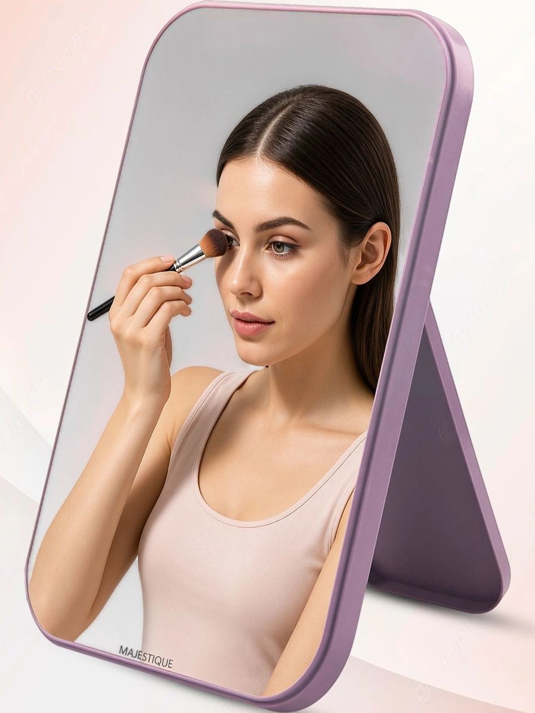 MAJESTIQUE Table Top Mirror for Makeup with Adjustable Stand-image-49
