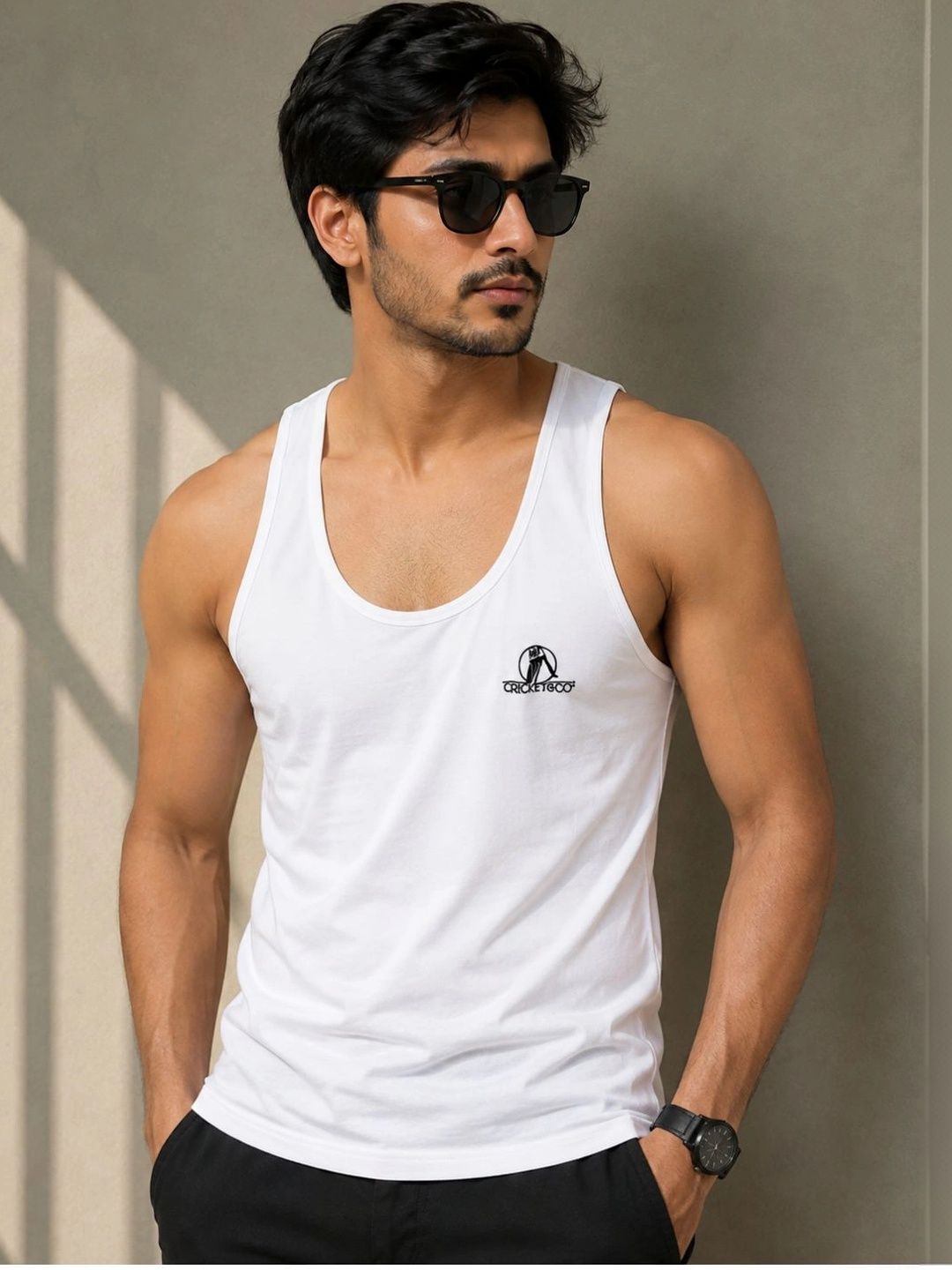 CRICKET & CO. Cotton Gym Vest-picture-47