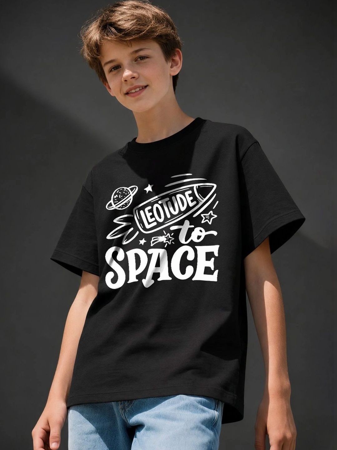 JUST ROAR Boys Typography Printed T-shirt-picture-37