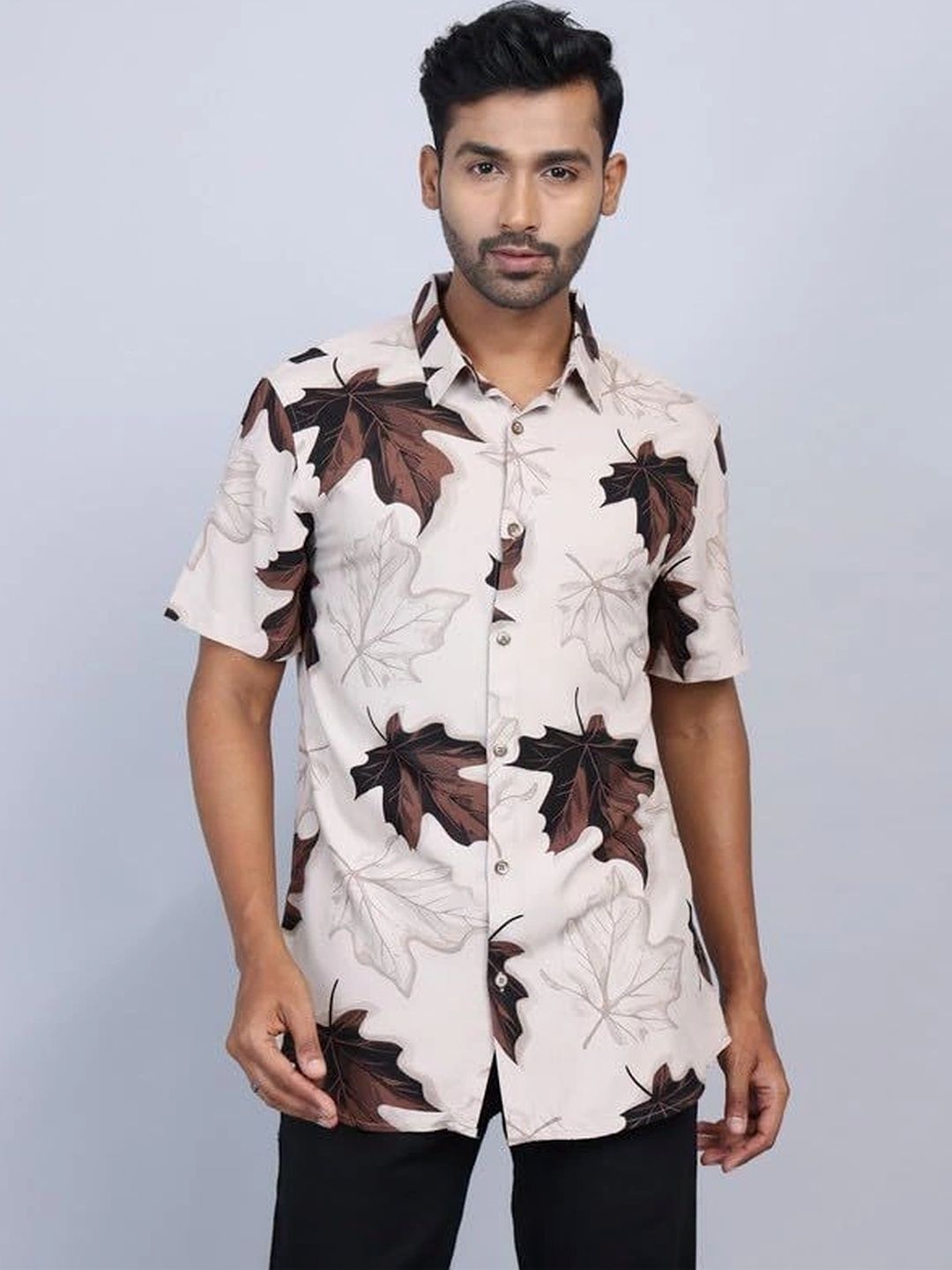 WEARHOUSE Men Classic Printed Casual Shirt-picture-27
