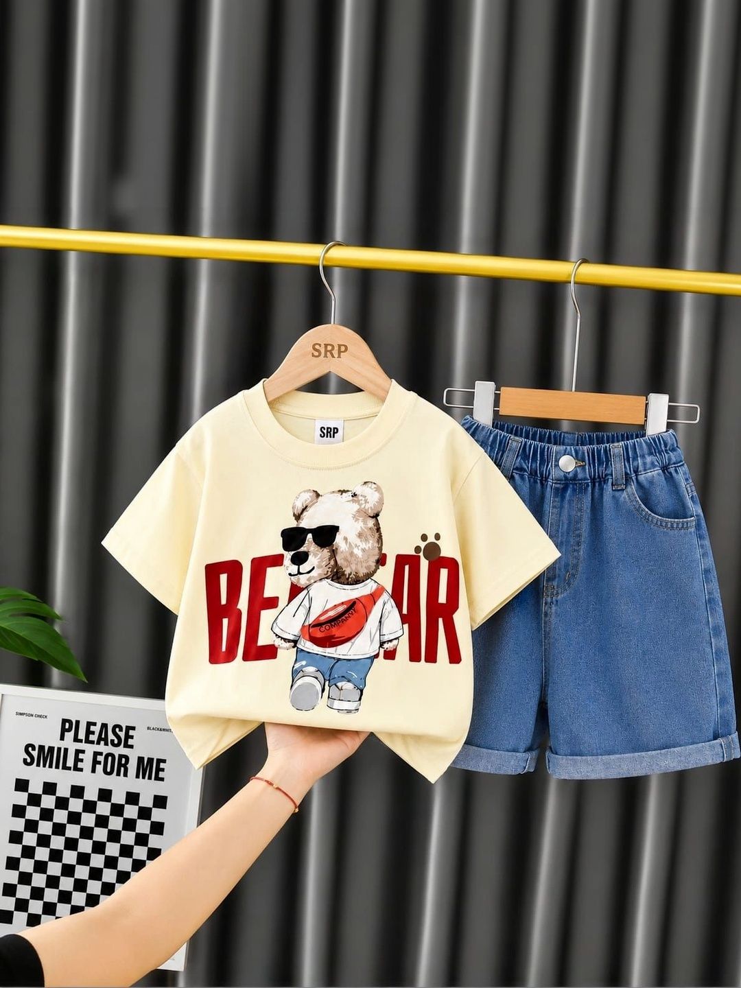 SRP COLLECTION Unisex Kids Printed T-shirt with Shorts-picture-23