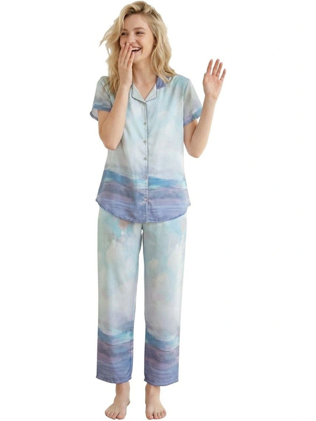 SNOOZE AND CO Women Printed Night suit-picture-57