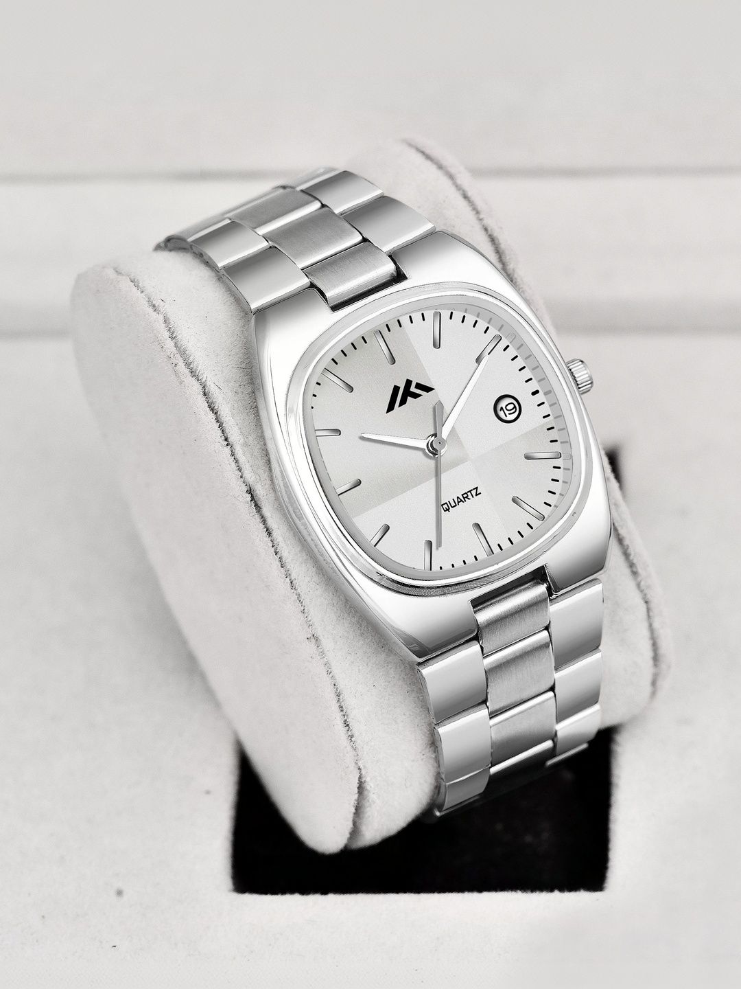 TREX Men Brass Dial & Stainless Steel Bracelet Style Straps Analogue Date Aperture Watch MT-827-picture-32