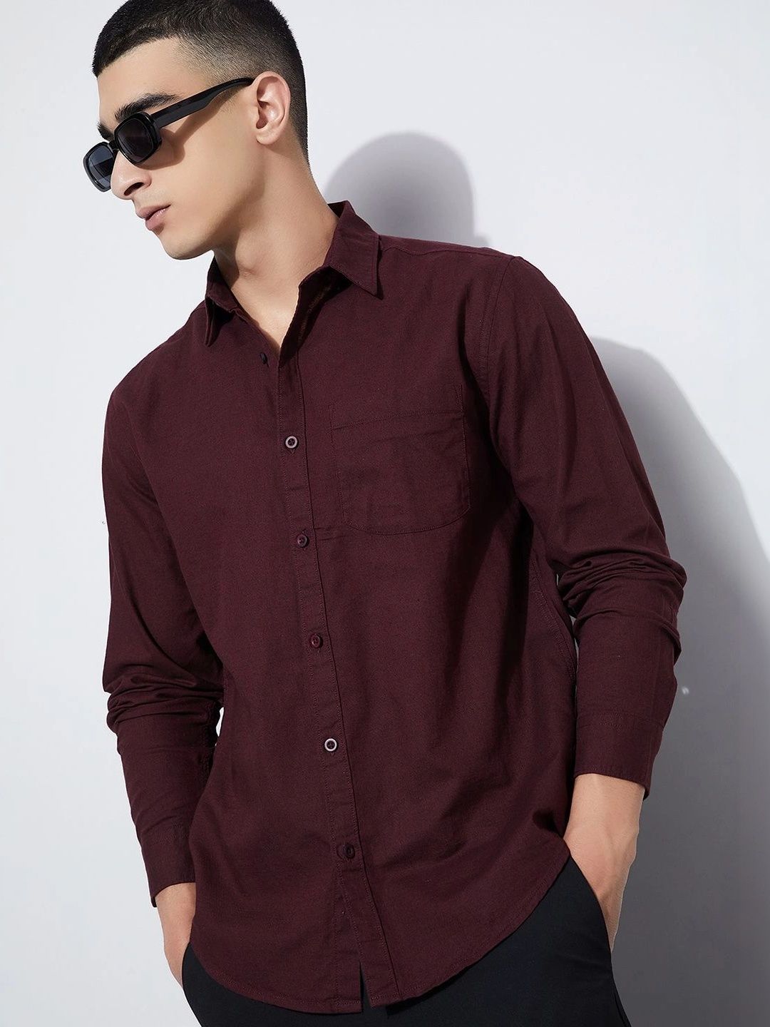 Fame Forever by Lifestyle Men Slim Fit Casual Shirt-picture-38