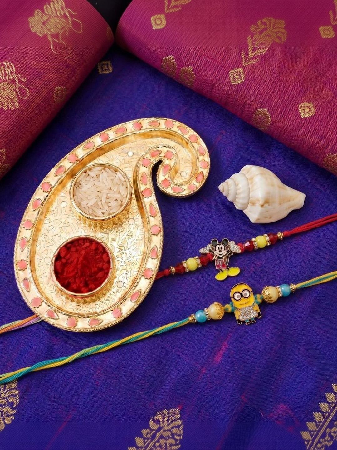 Tiny Shiny Thread Rakhi-picture-42