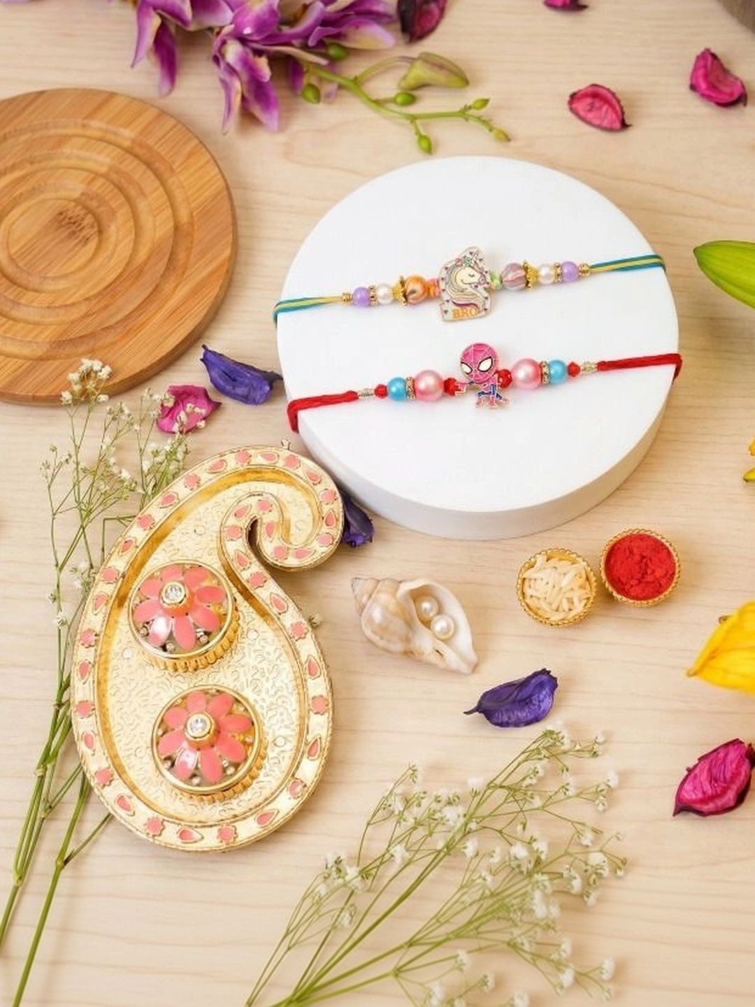 Tiny Shiny Thread Rakhi-picture-31
