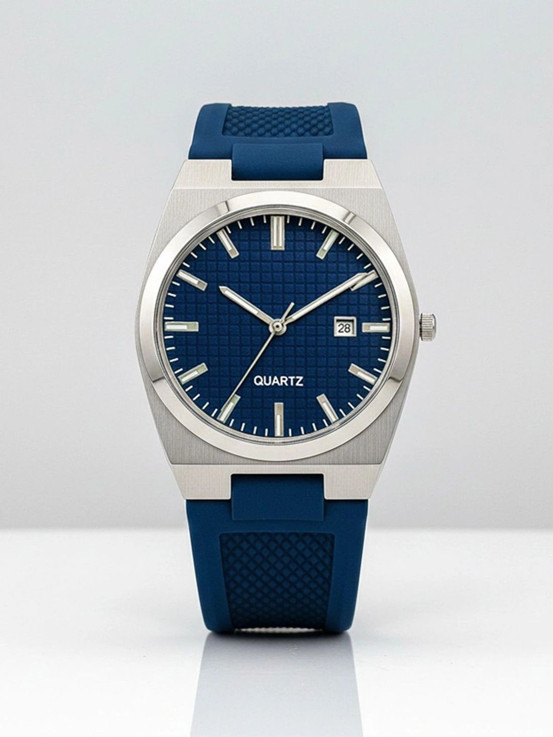 TREX Men Brass Dial & Stainless Steel Straps Analogue Watch NSM-035-BLUE-TR-image-10