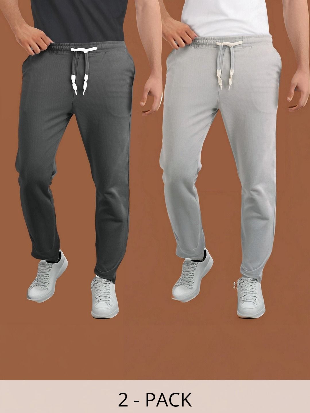 AVOLT Men Pack of 2 Regular Fit Training Joggers-picture-24