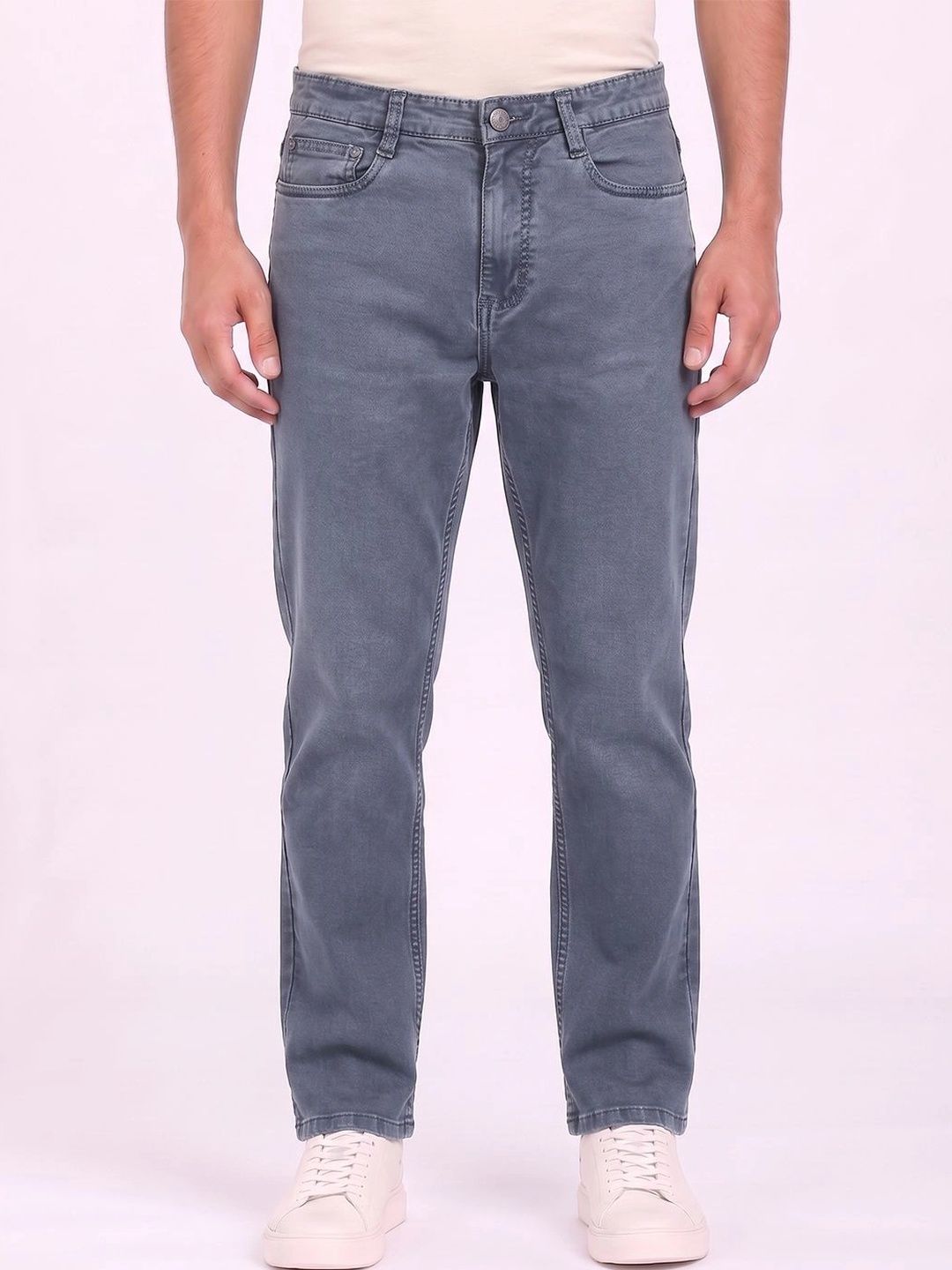THUNDER JEANS Men Regular Fit Mid-Rise Stretchable Jeans-picture-40