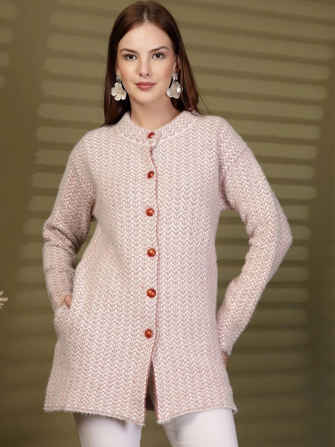 all about you Women Woollen Longline Cardigan-picture-29