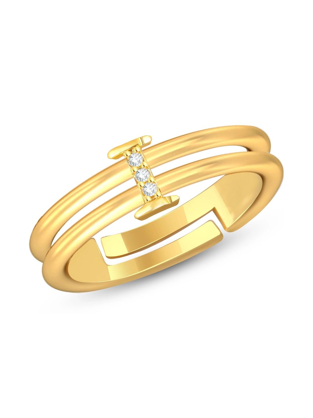 ORNEXA Women Gold-Plated Cubic Zirconia Finger Ring-picture-31