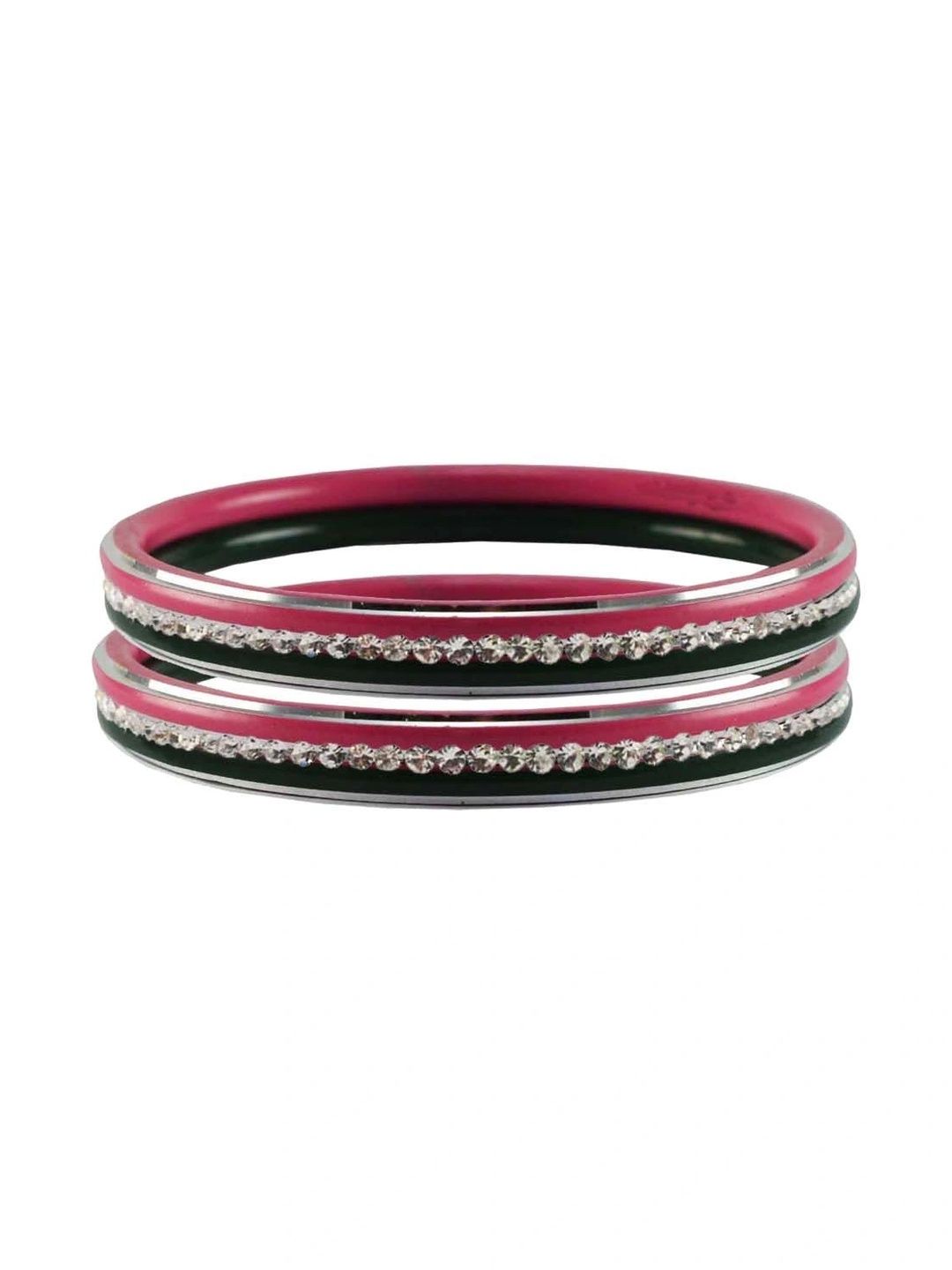 MAYA FASHION Stone Studded & Beaded Bangle-picture-35