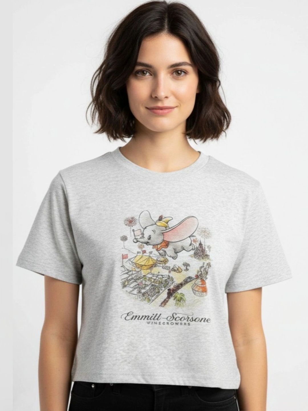 Neet Print Crop Top-image-1