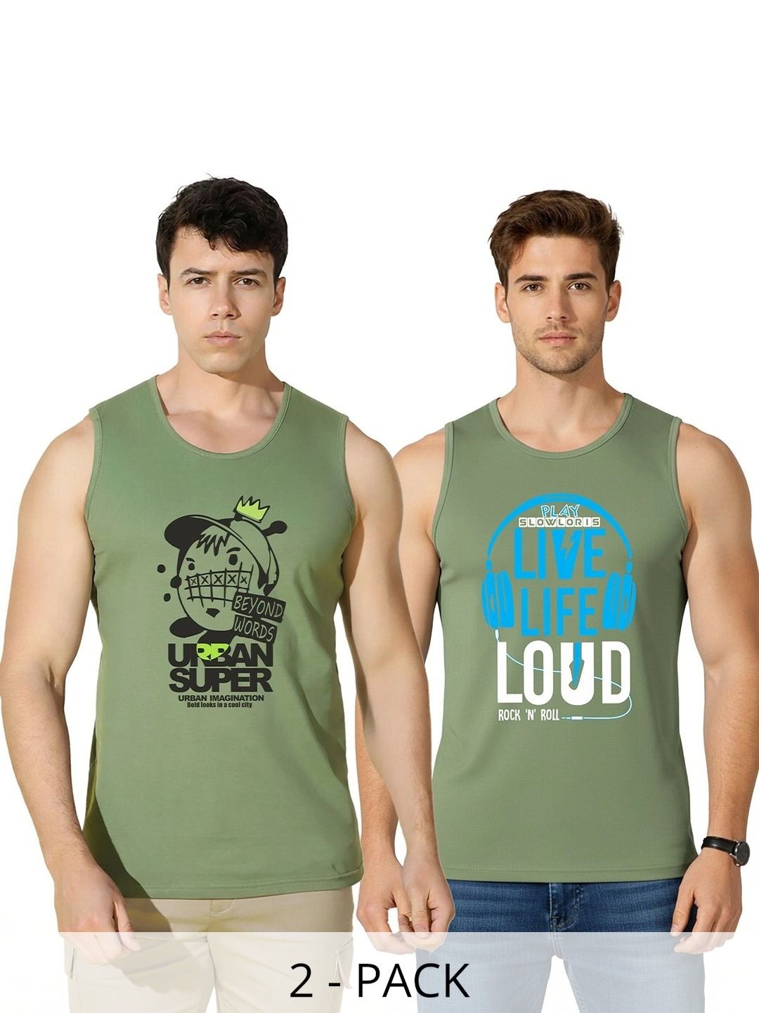 SLOWLORIS Men 2 Printed T-shirt-picture-14