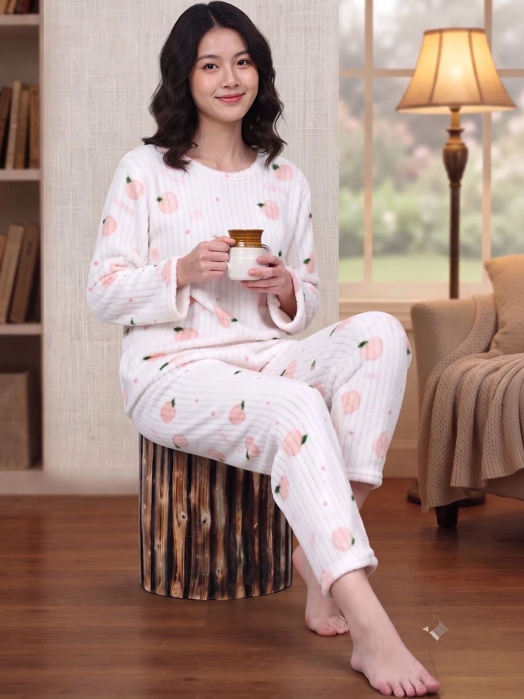 POCKET FRIEND Women Printed Night suit-picture-42