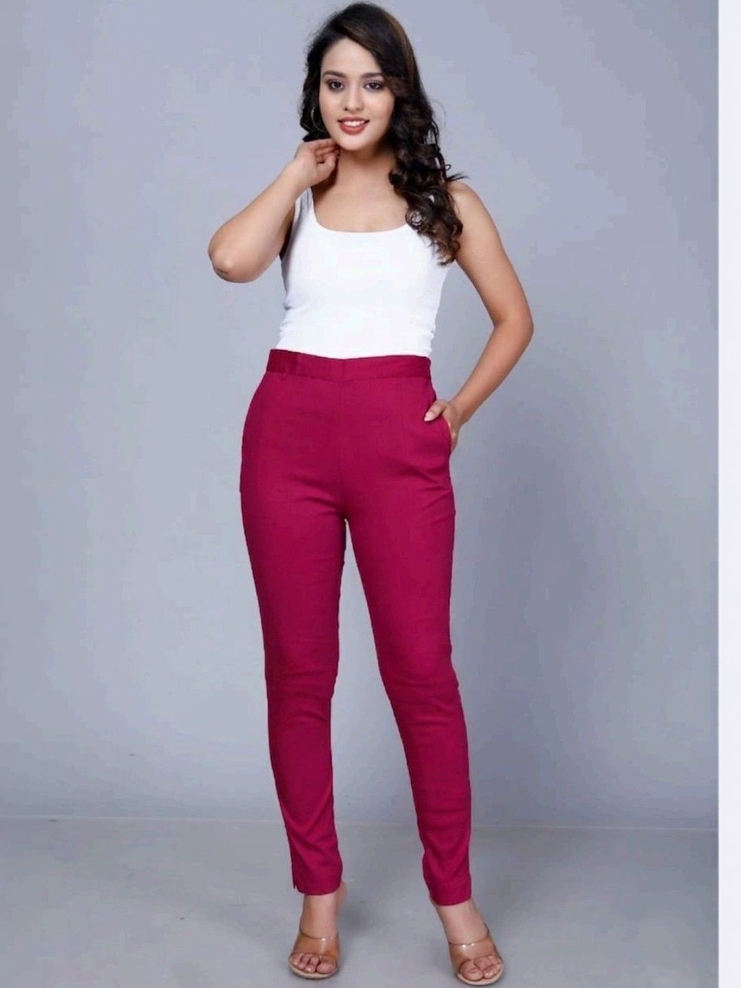 RIVNIX Women Smart High-Rise Trousers-picture-13