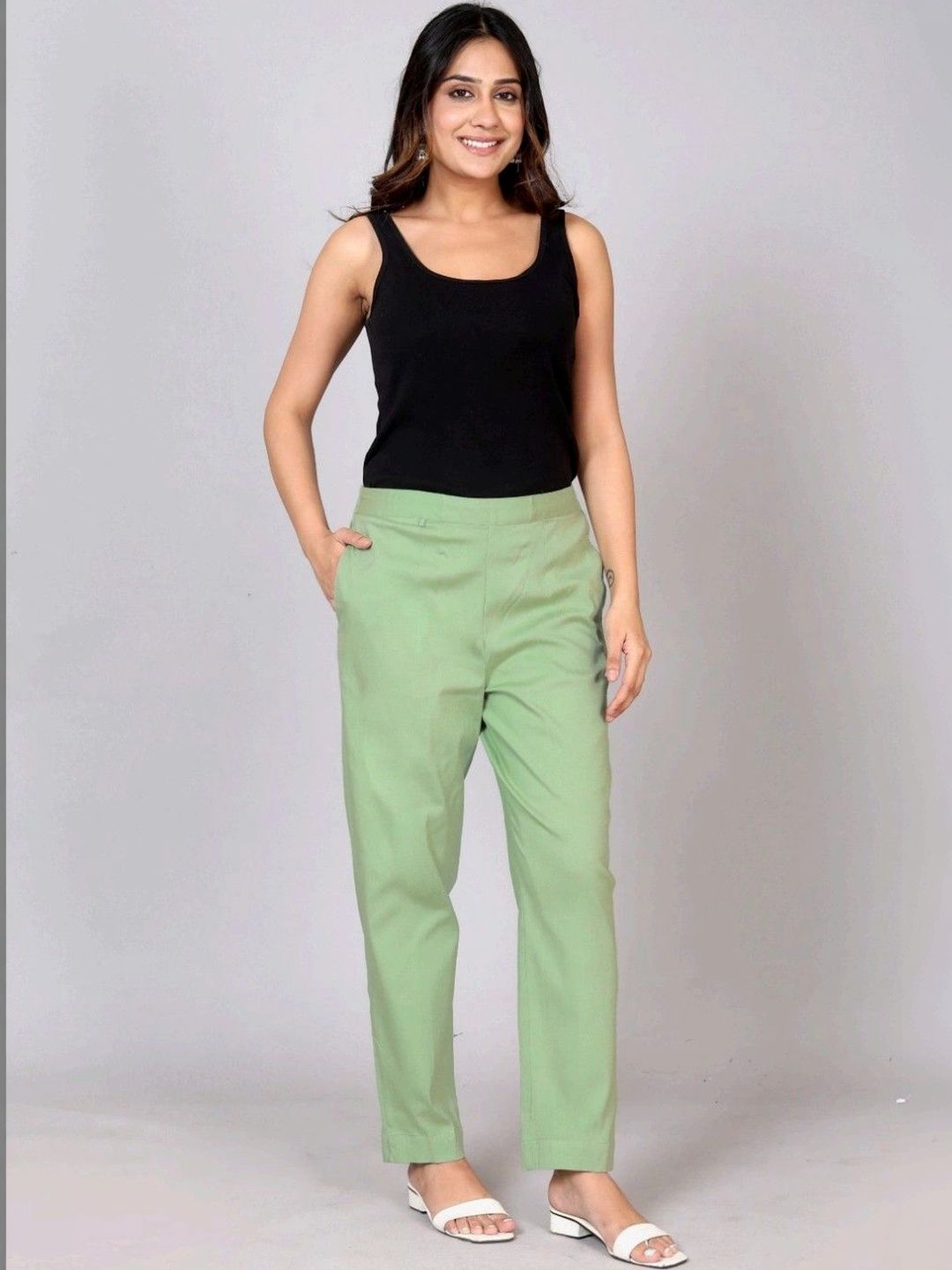 RIVNIX Women Smart High-Rise Trousers-picture-26