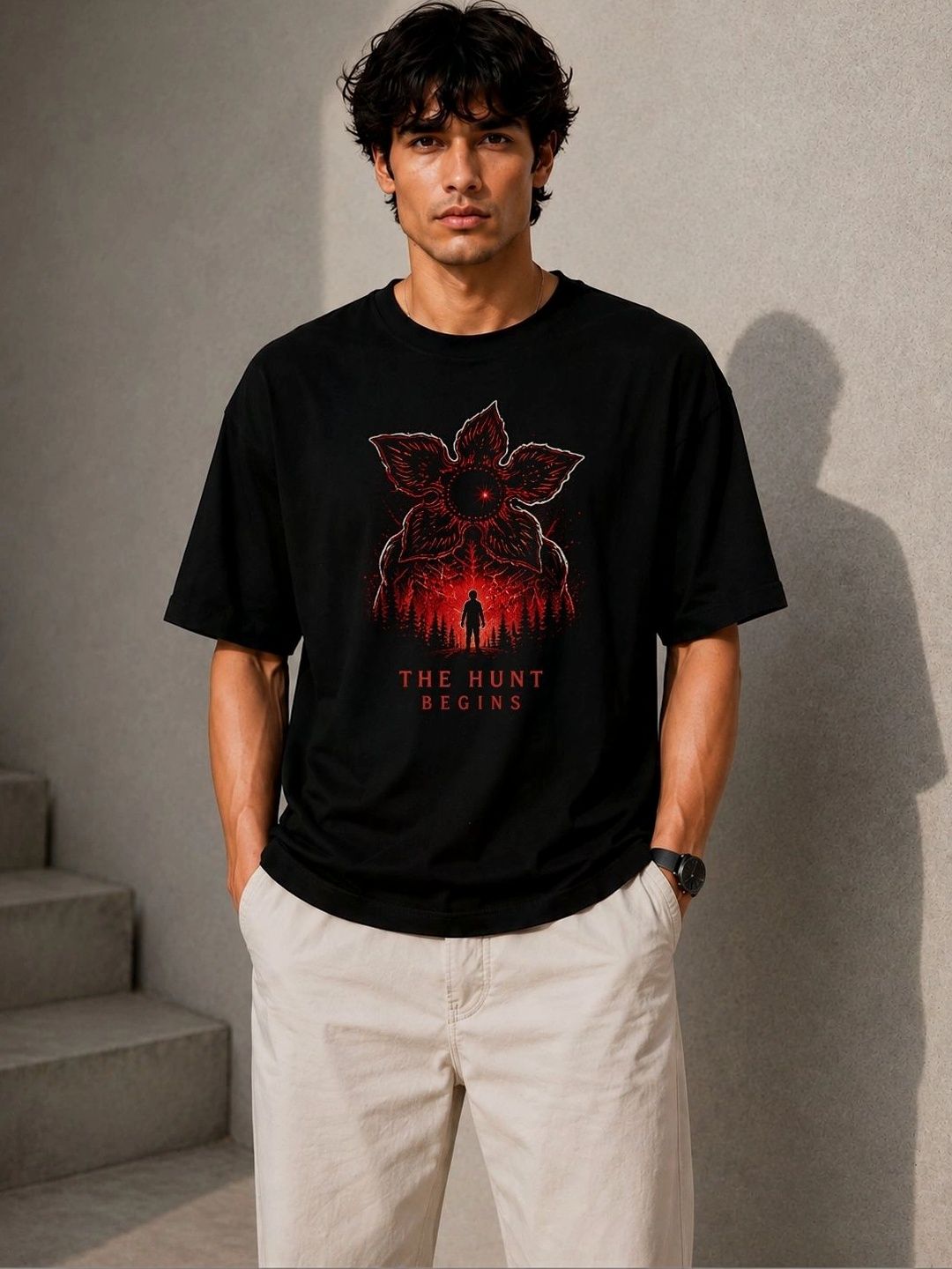 Anikmart Unisex Printed Pure Cotton Bio Finish T-shirt-image-5